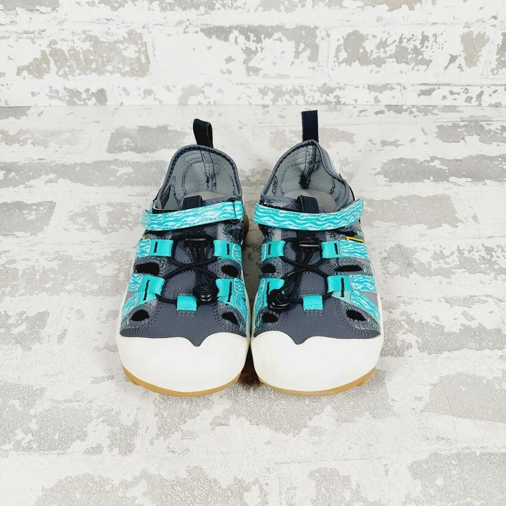KEEN Kids' Blue Gray Sandal - Secure Water-Ready Shoe